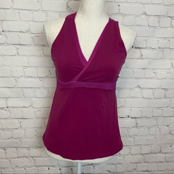 lululemon athletica Tops - Lululemon Pink V-neck Tank 8